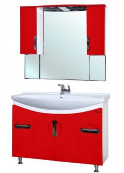 Мебель для ванной Bellezza Лагуна 105 красная